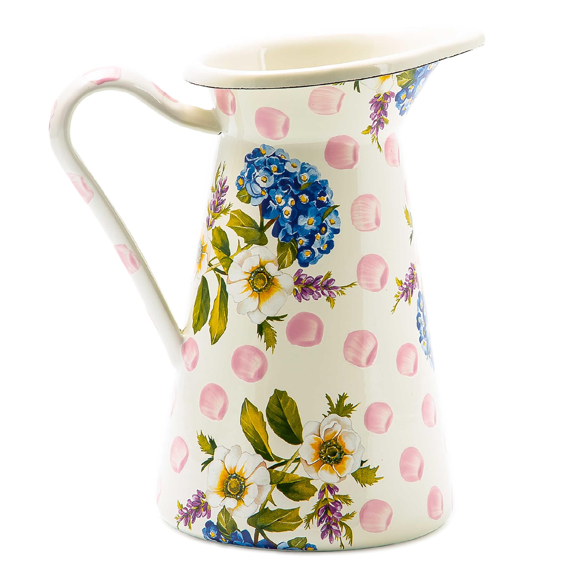 Amazon.com: MACKENZIE-CHILDS Practical Enamel Pitcher with Spout