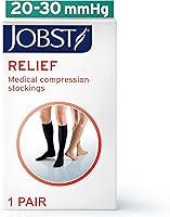 Vista 2 de Medias terapéuticas hasta la rodilla, 20-30 mmHg cerrado en el pie, 114625, s, Beige, 1