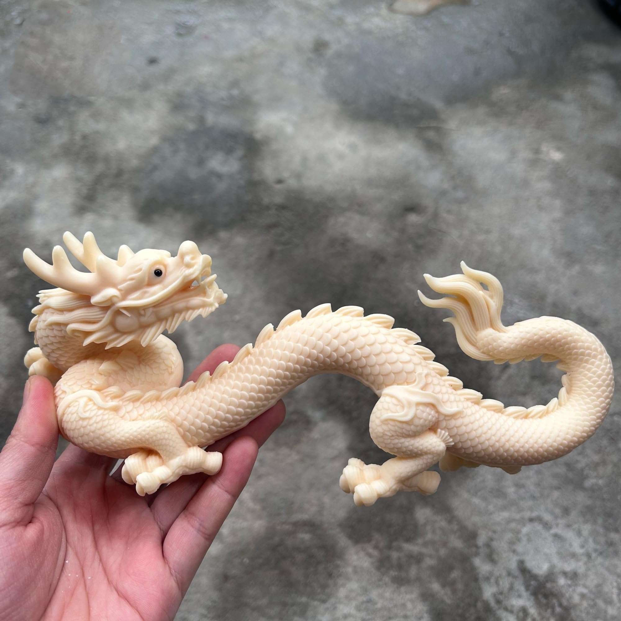 白の龍　開運龍　置物　白の開運龍 Amazon.co.jp: 白龍 置物 風水 白龍の置物 陶器 大サイズ 最大長さ約