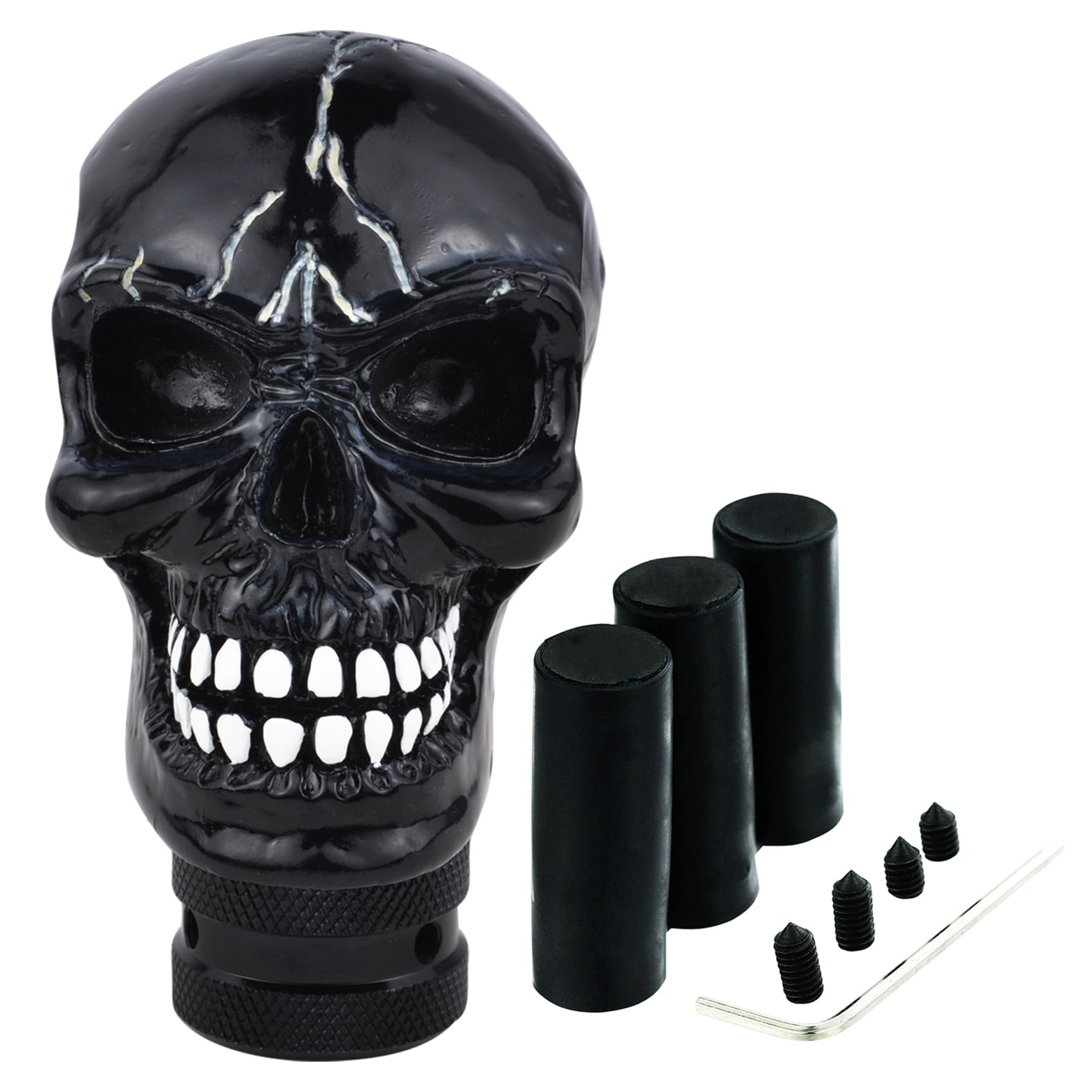Abfer Vintage White Skull Shifter Knob