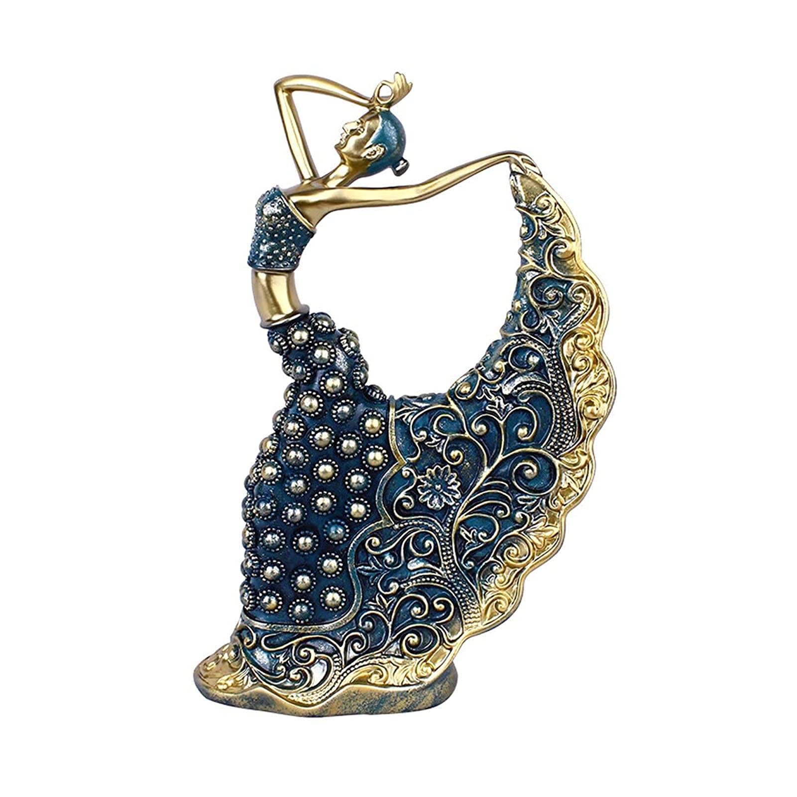 DNAN Peacock dancing girl creative crafts Resin crafts ornaments Home Decorations Couple gifts