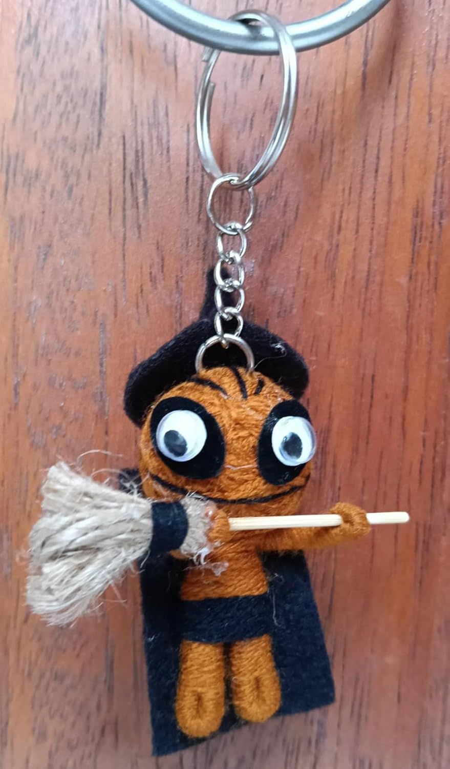 Padee Wholesale Bulk Random Lot 25 Pcs Voodoo Dolls Character Keychain Keyring Keyfob Ornament Hanging Bags Wallets Cars(25)