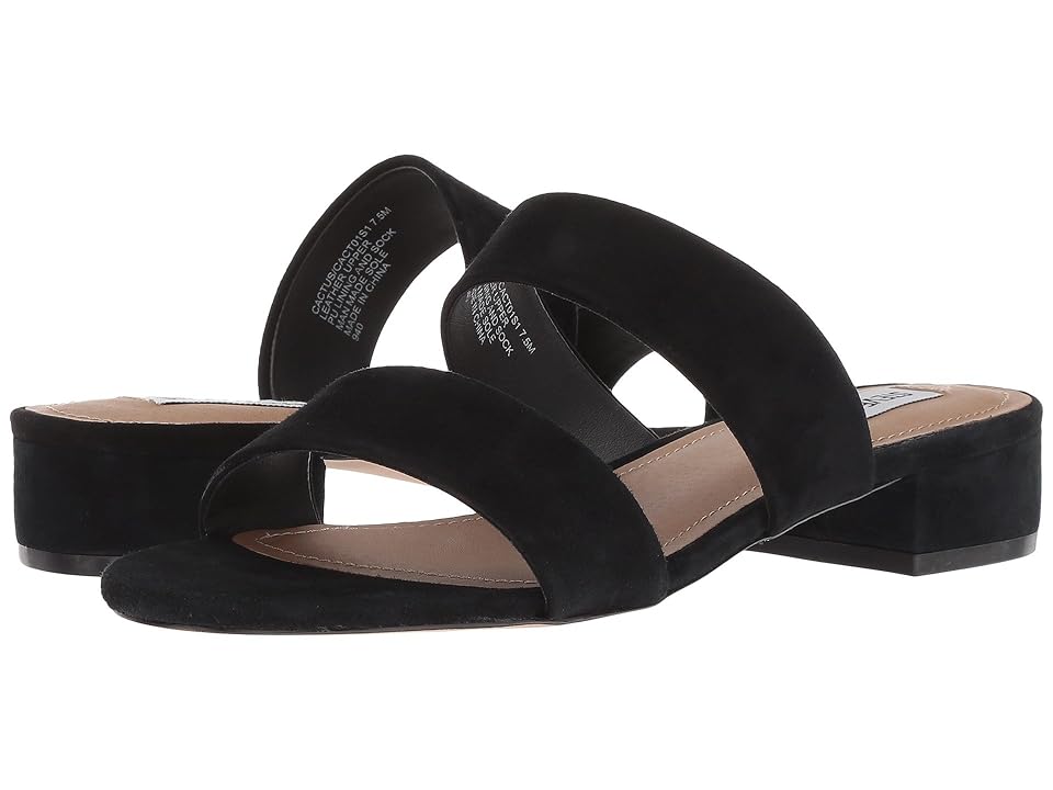 

Steve Madden Cactus Slide Sandal (Black Suede) Women's Slide Shoes