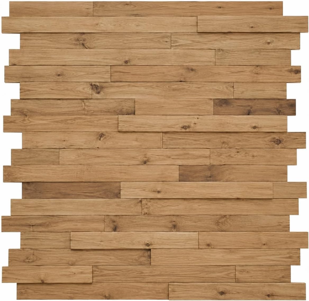 RETIMBER WORKS - Rivestimento da parete in vero legno di rovere Zadar, 0,8 m² per scatola, rivestimento in legno per pareti interne, pannelli in legno anticato rustico