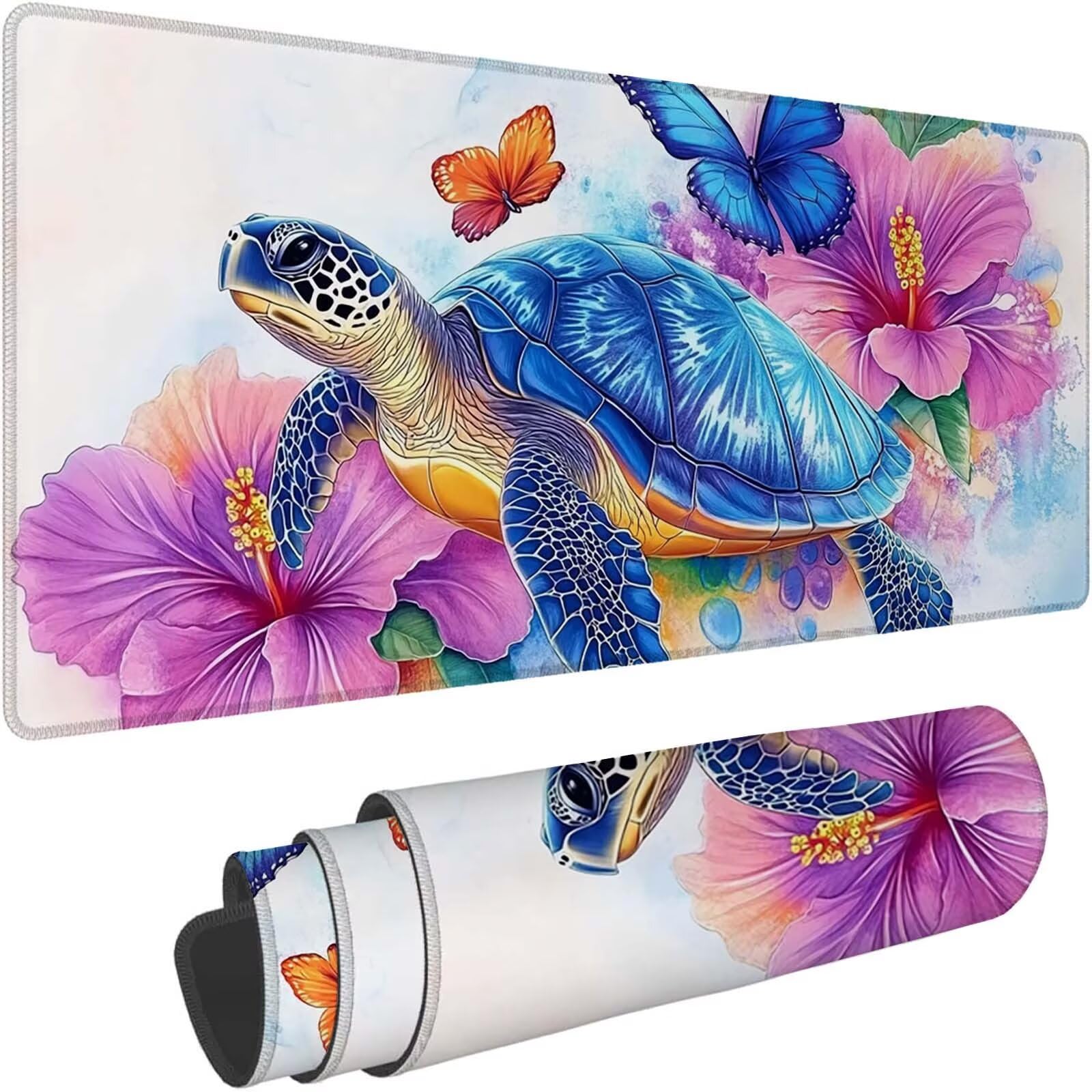 Tappetino Mouse 900x450mm | Superficie Ultra-Liscia, Farfalla 0-z336