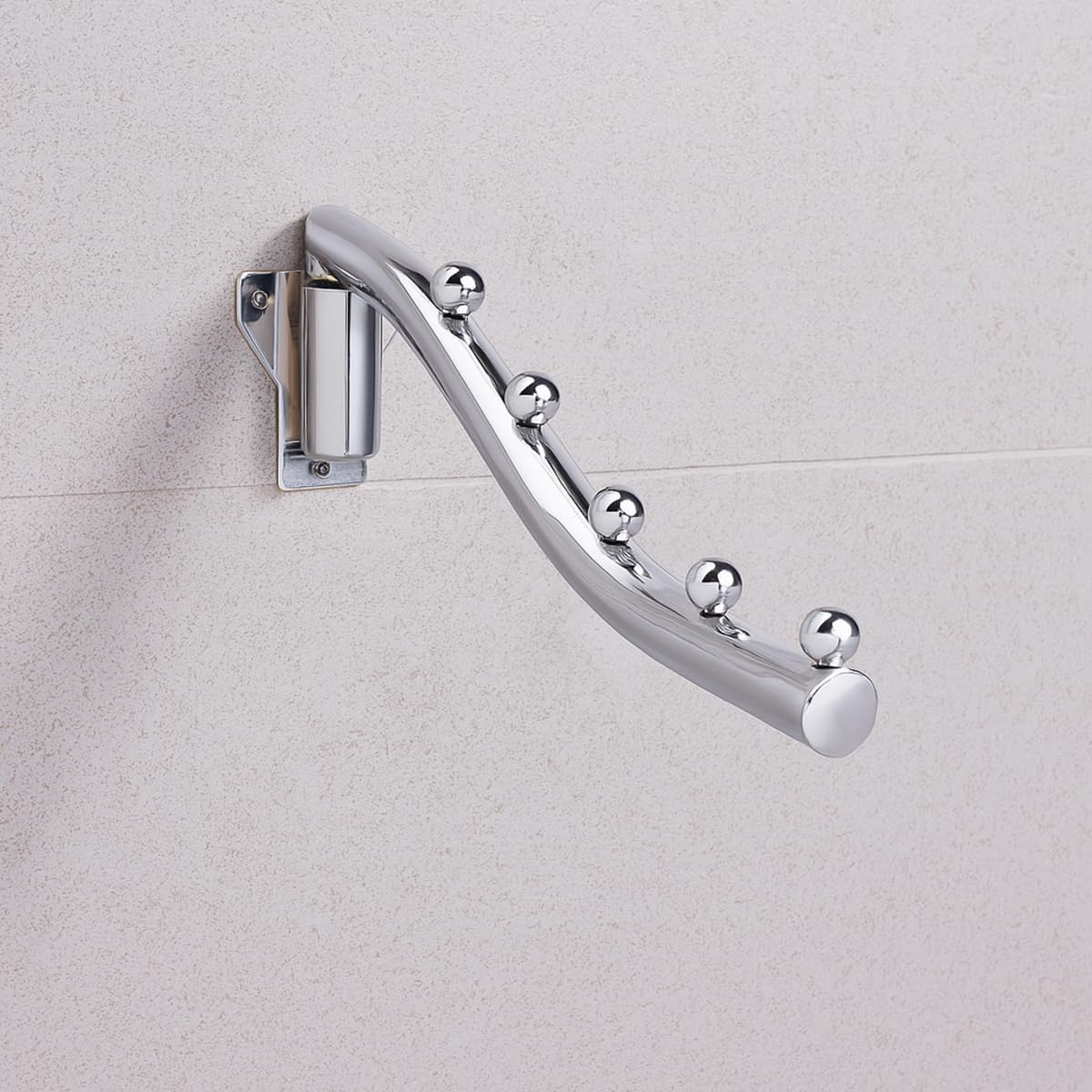 Feeding Tube Holder & IV Hook Kit – Wall-Mount Pivoting Hook with Telescopic IV Stand, Gravity Syringe or Pump Feeding, Hands‑Free Feeding Tube Stand