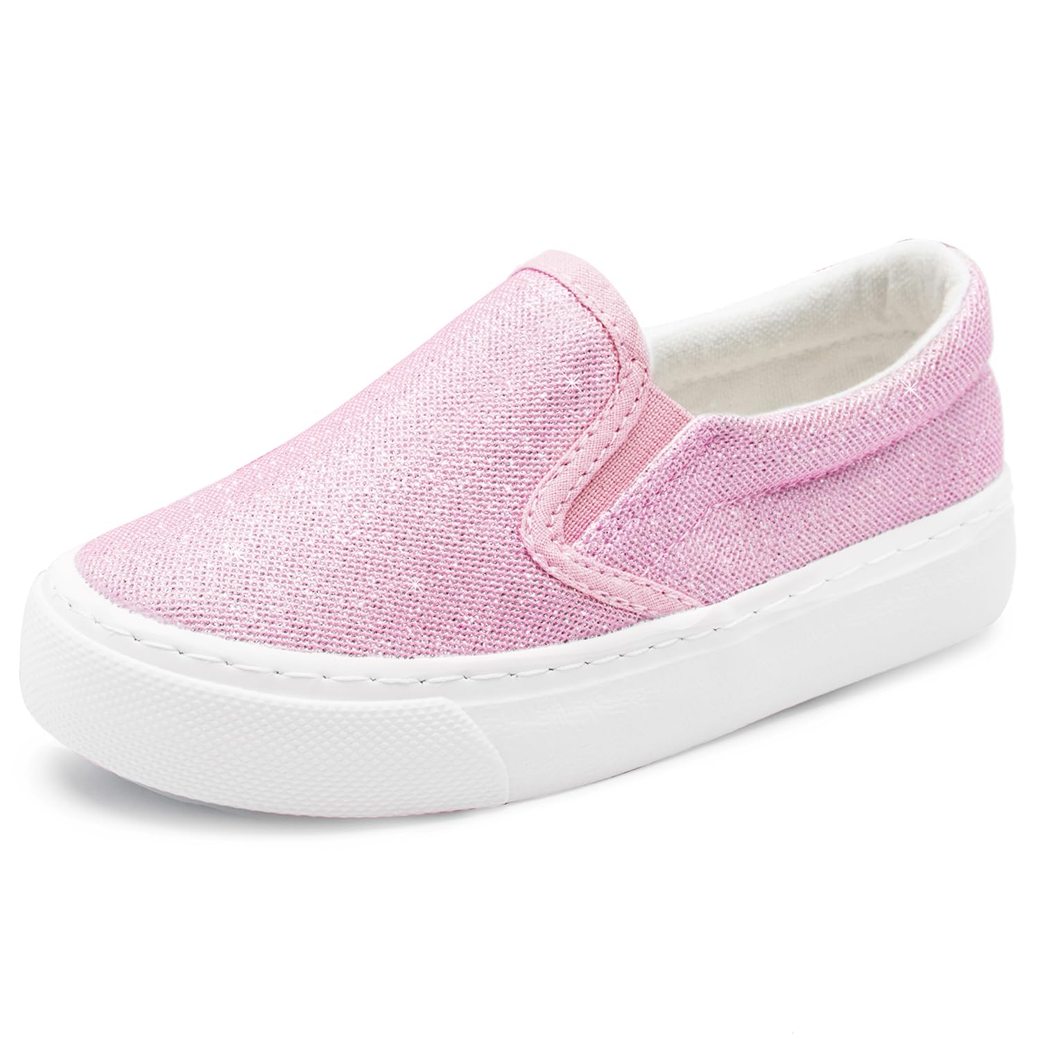 Toandon Zapatos de lona bajos con cordones para bebés