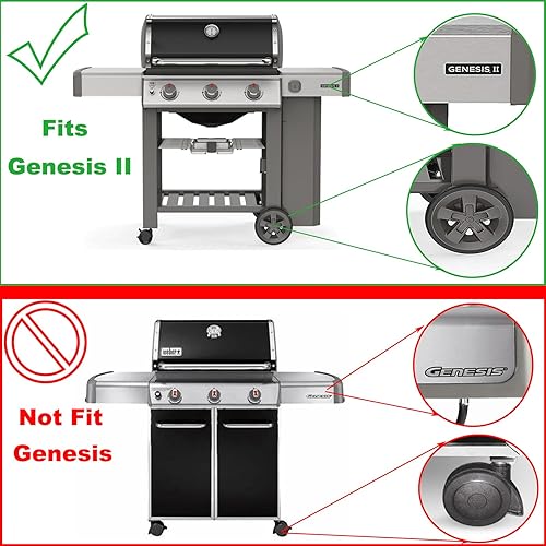 Miniatura 4 de 67445 Piezas de repuesto para ruedas de parrilla Weber Genesis II y II LX 200 300 400 600 Series GS4 Piezas de parrilla Genesis ii ES-310 Rueda de