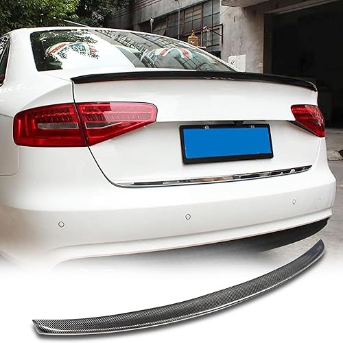 Alerón de maletero de fibra de carbono para Audi A4 B8.5 A4 Quattro S4 Facelift Sedan 2013-2016 Factory Outlet CF, tapa trasera de arranque Highkick