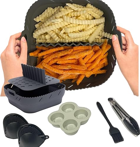 H404 Airfryer Liners - Accesorios para freidora de aire - Forros de silicona para freidora de aire - Forros de silicona para freidora de aire -