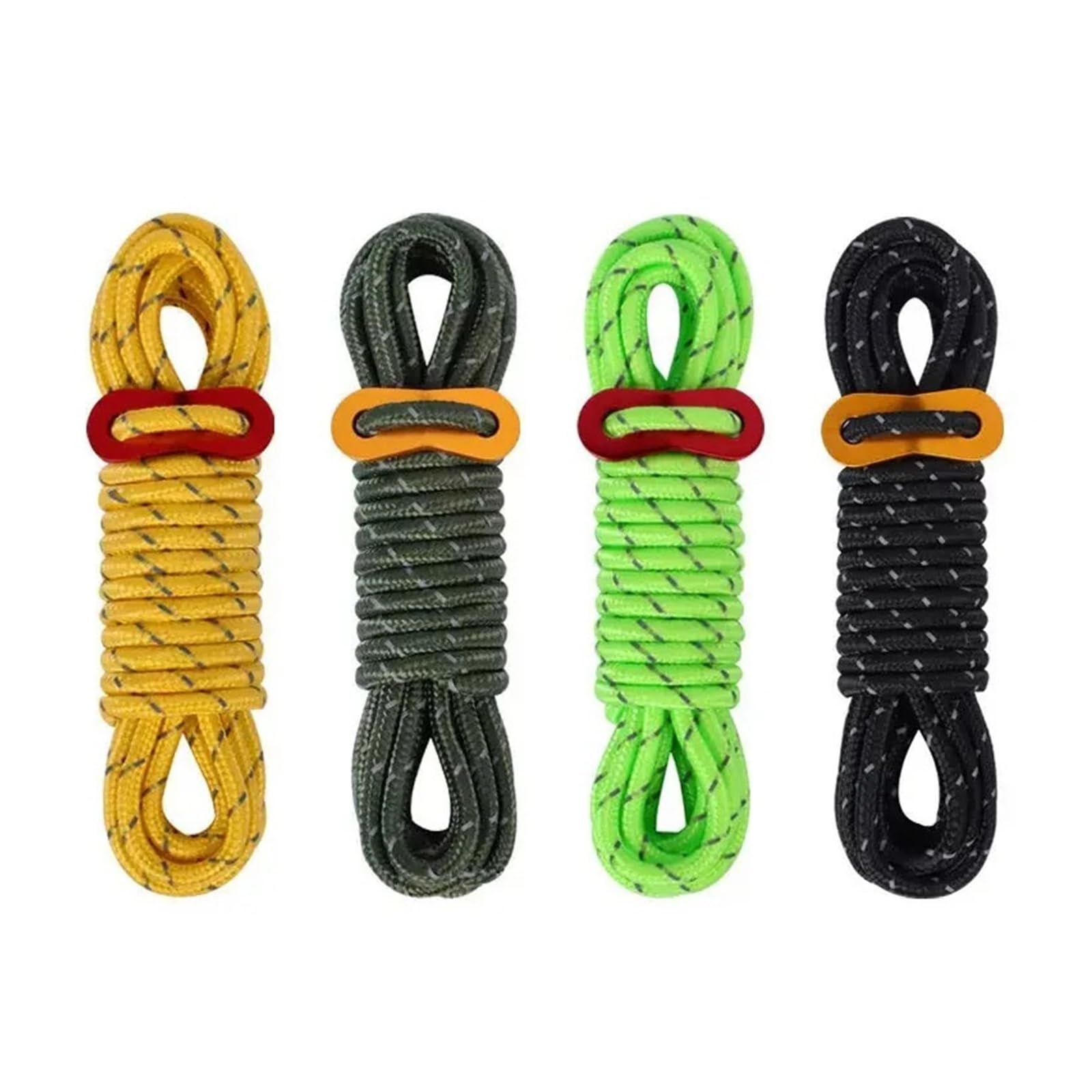 Corde for Tende ultraleggere Riflettenti da 5 mm con tenditore in Alluminio Tenditore da Campeggio Esterno Corde for Tende da Campeggio