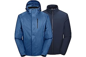 Men's 3 in 1 Waterproof Jacket: Unmatched Protection for All Seasons