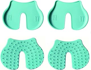 4PCS Shot Pain Reducer, Reusable ABS Plastic Shot Helper Pain Blocker Device, Lightweight Immunization Shot Blocker for Adults(Green)
