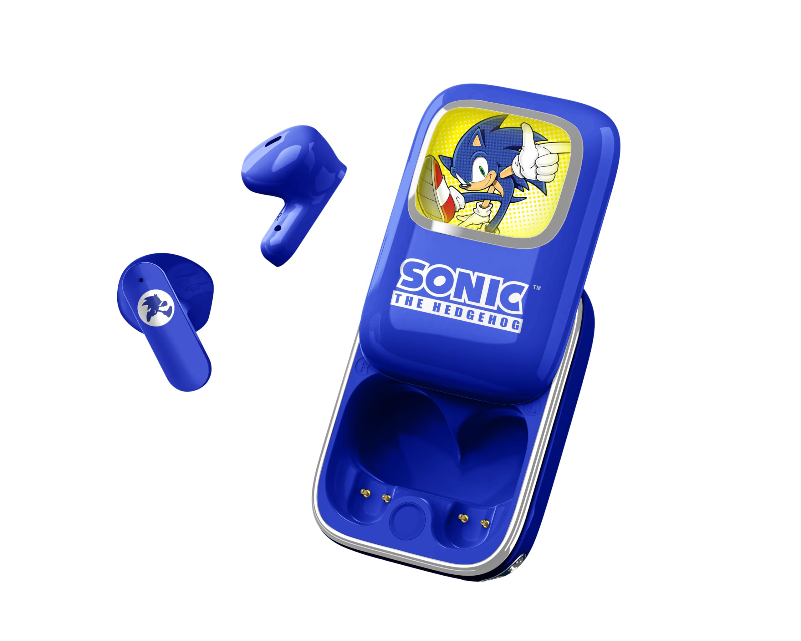 OTL Technologies Sonic The Hedgehog Slide TWS Earphones with Charging Case