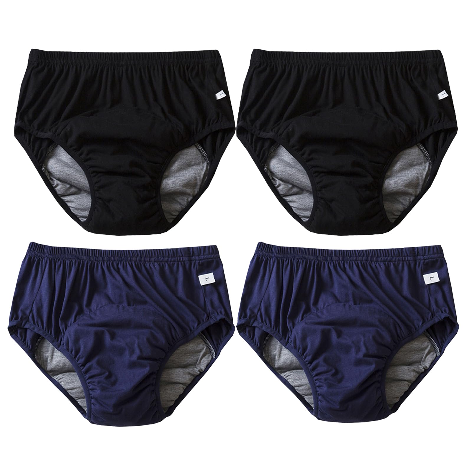 Braga-Pañal para Adultos, Absorbentes y Elásticas Pañales para Adultos 100% Algodón Transpirable Lavable Reutilizable para Personas Mayores,XL