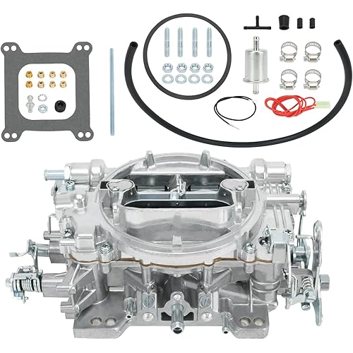1405 600 CFM 4 Barrel Carburetor w/Manual Choke Carburetor Compatible with Corvette Silverado GMC Square Bore Carburetor (Non-EGR)