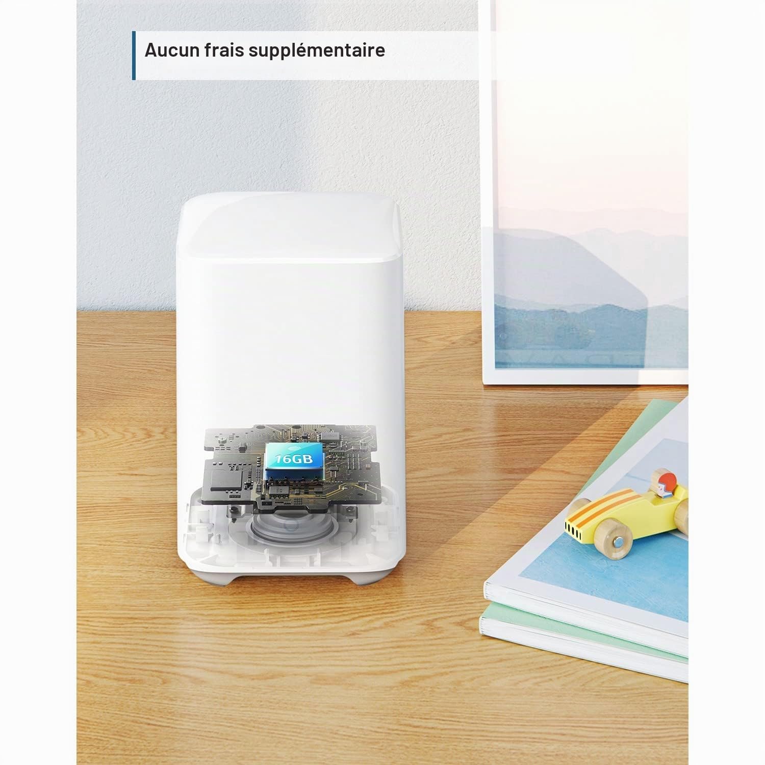 eufy eufyCam outdoor 2 Pro Caméra de sécurité IP Extérieure Cosse Mur Blanc, Ensemble de 3 pièces