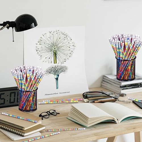 Miniatura 7 de 48 lápices de versículos bíblicos, lápices de Pascua, lápices religiosos, lápices inspiradores surtidos, lápices de colores, lápices cristianos para