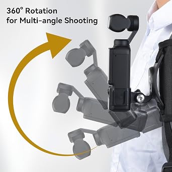 UTEBIT Pocket 3 Backpack Mount, Black