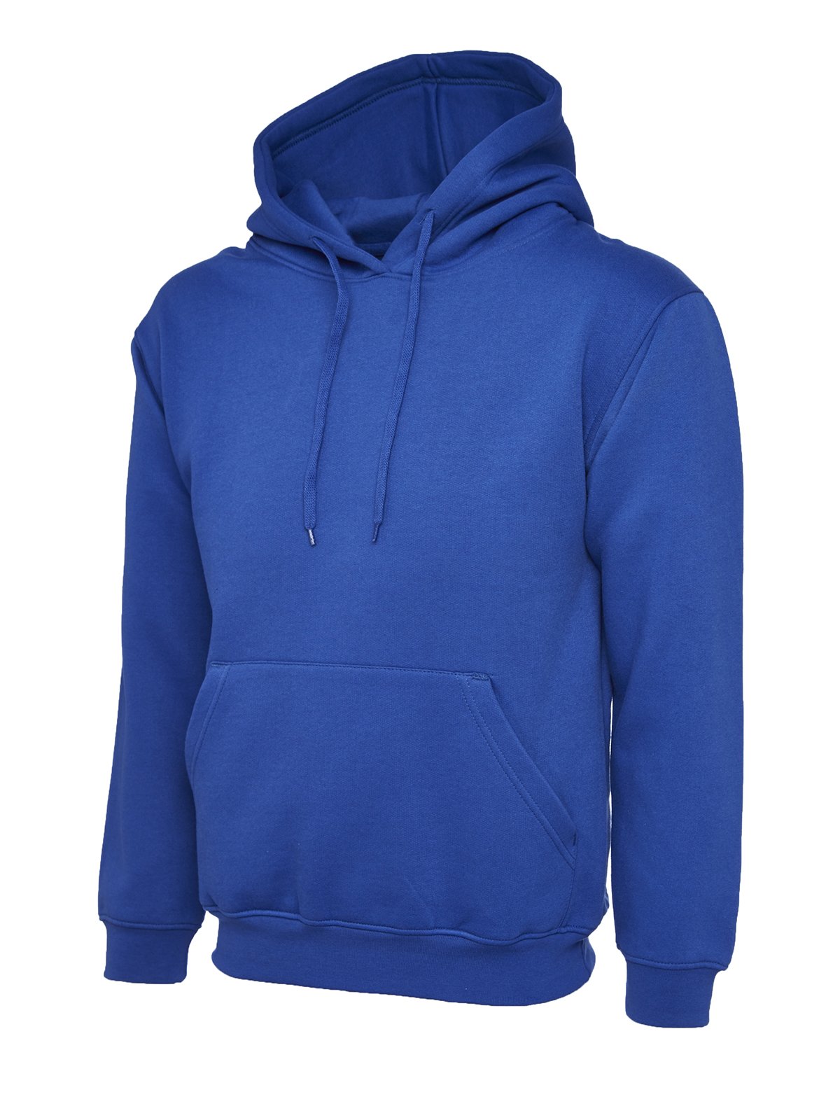 Ladies Loose Fit Hoodie Size UK 10 to 28 Plus Unisex Plain Hooded Sweatshirt (UK 26, Royal Blue)