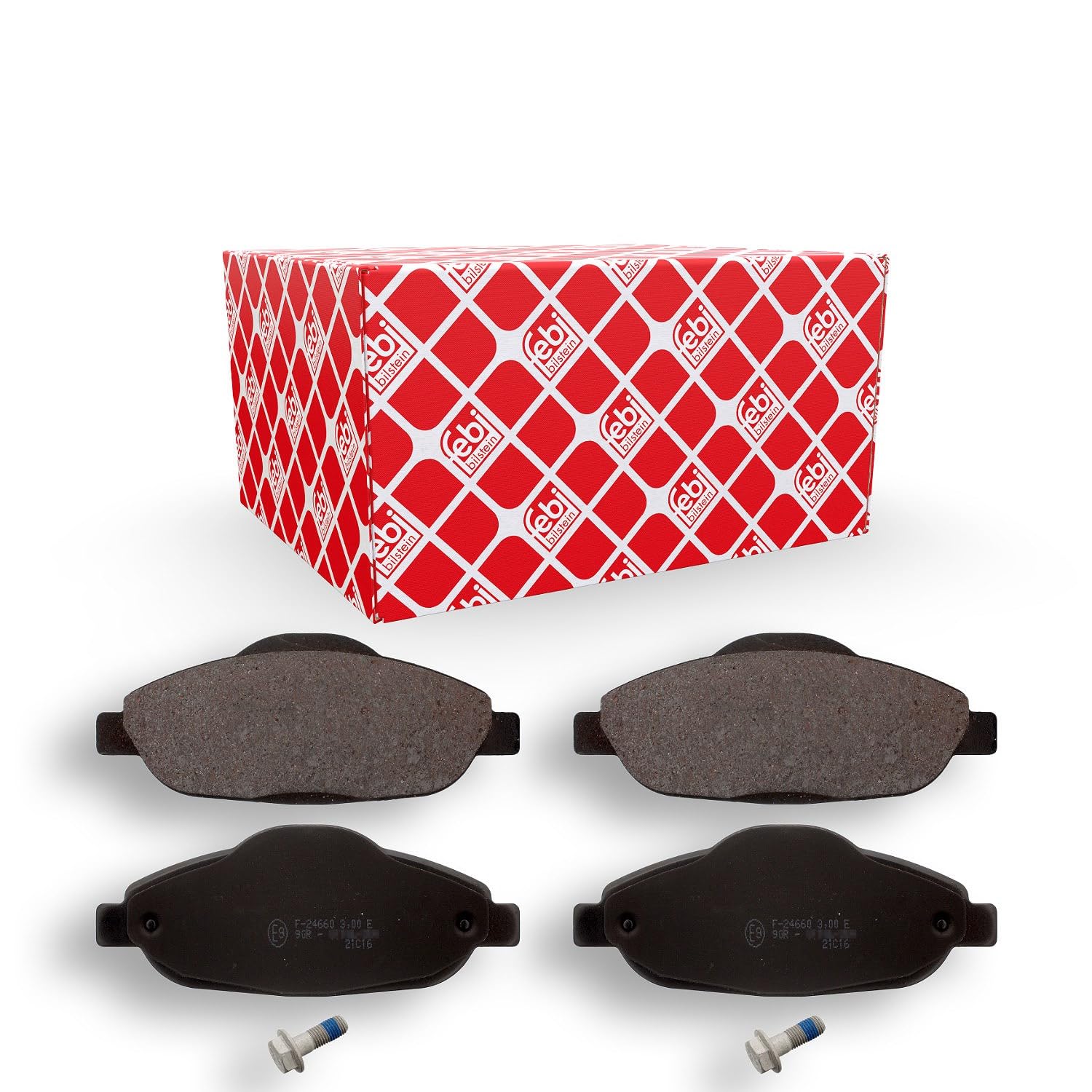 febi bilstein 16844 Brake Pad Set with bolts, 1 unit