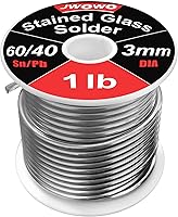 Vista 2 de Soldadura 60/40 para vidrieras, 1/8"(3 mm) de diámetro, carrete de 1 lb