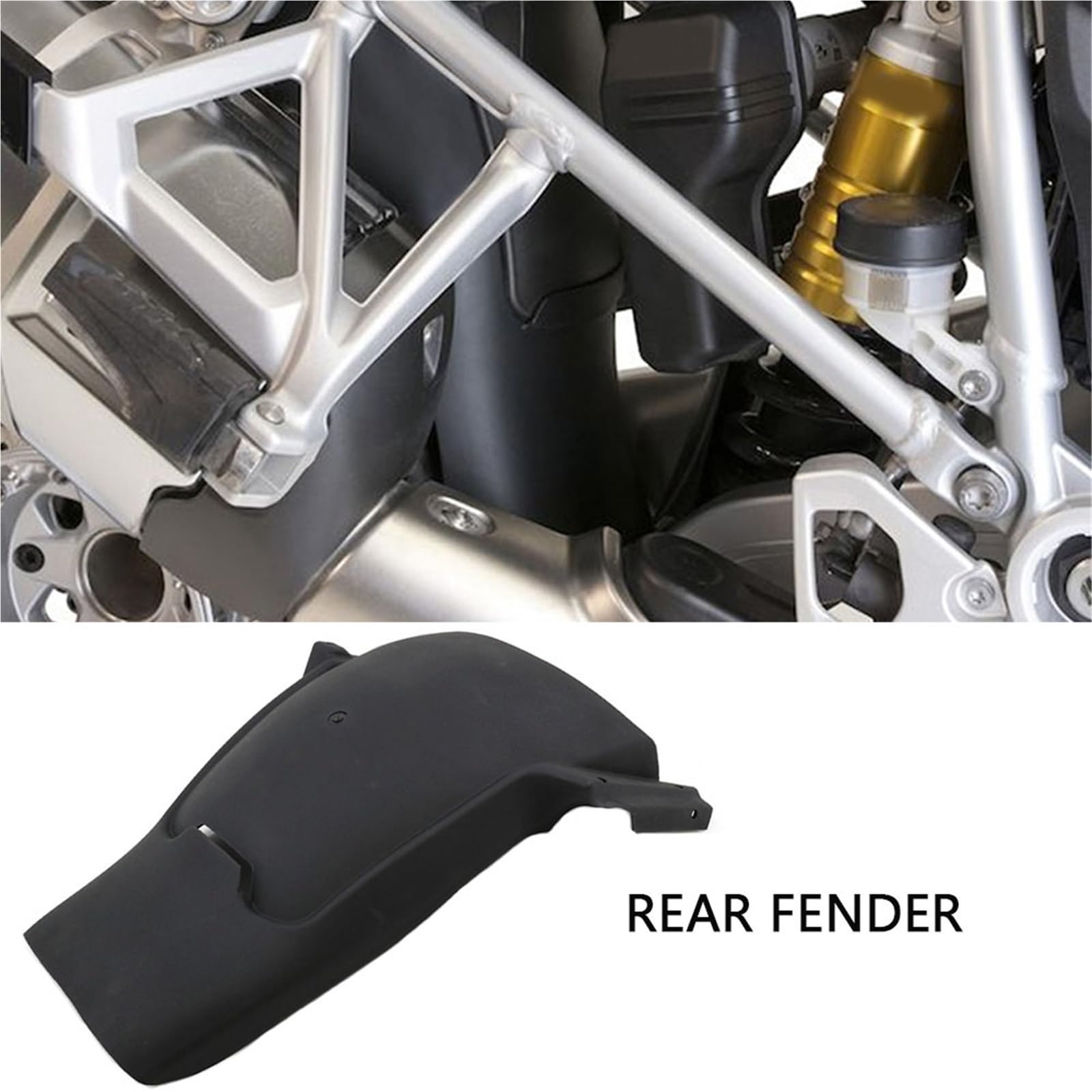 Guardabarros Interno para Rueda Trasera, Protector contra Salpicaduras De Extensión para BMW R1200GS R1250GS R 1200 1250 GS LC Adventure 2013-2023