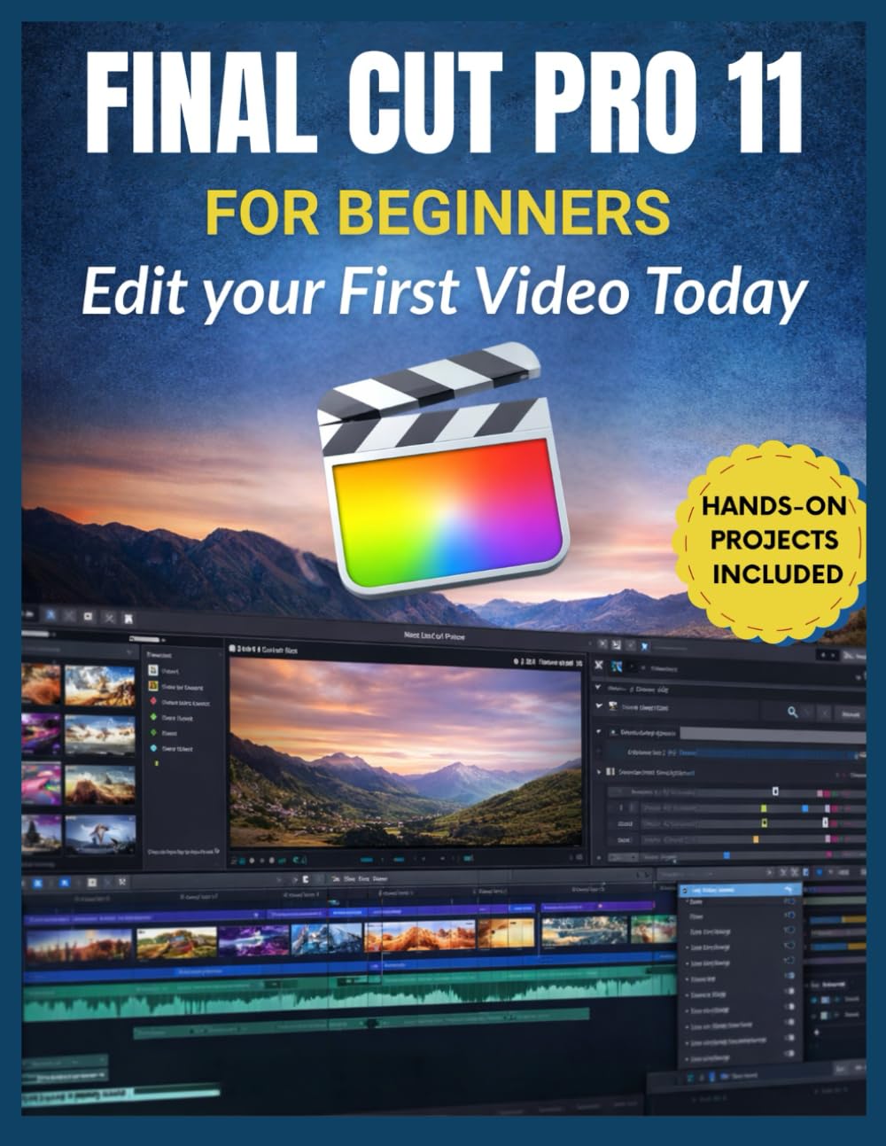 Final Cut Pro 11 for Beginners: Edit Your First Video Today: Master Editing, Color, Audio, Effects, and Efficient Workflows with the Latest Features