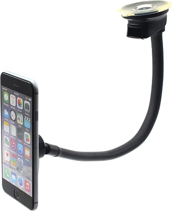 Selna Car Mount for Verve Connect, ZMax 11 - Magnetic Holder Dash Windshield Strong Grip Long Gooseneck Compatible with Consumer Cellular Verve Connect, ZMax 11