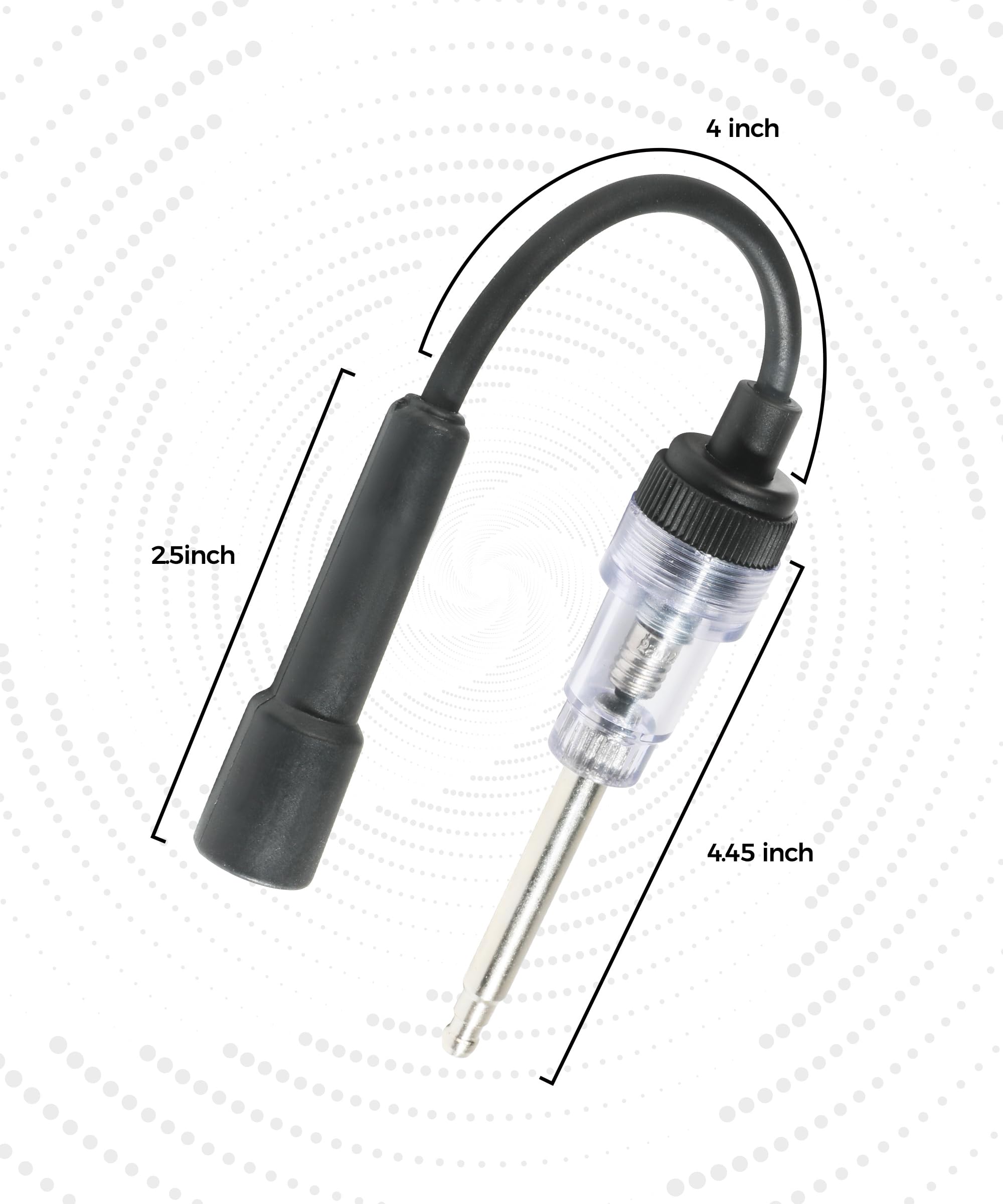 Flaconi Tester per Candele per Auto,Tester Candele Strumento,tester per Scintille di Accensione,Adatto per Automobili,Camion,Motociclette,Motosegne