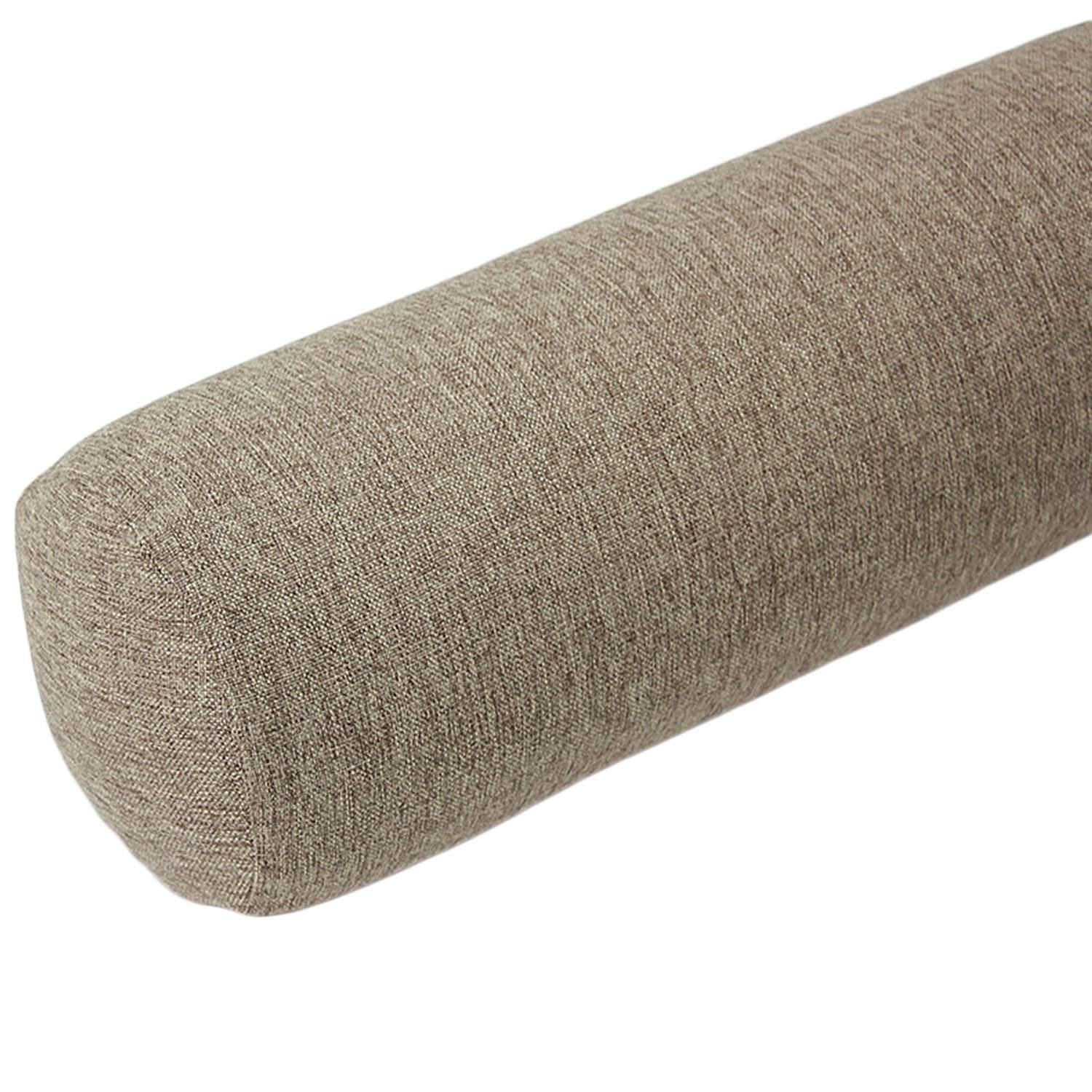 Aqigr Camel Round Cervical Roll Bolster Pillow With Removable & Washable Pillow Cover, Bolster Pillow Filled With Soft, Round Bolster Pillowcase Cover(,15X60cm)