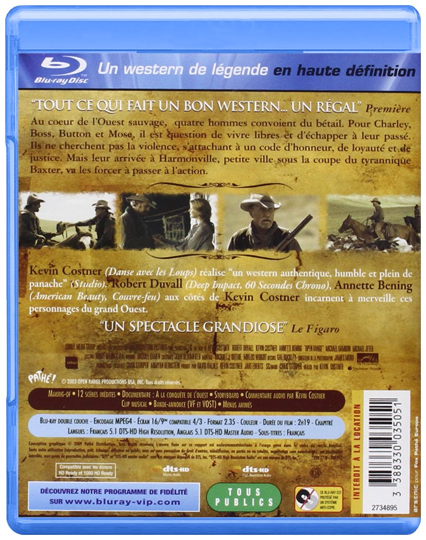 Open Range [Blu-Ray]