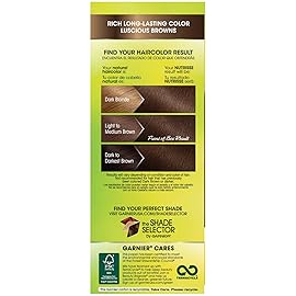 Garnier Nutrisse Nourishing Color Creme, 50 Medium Natural Brown, 3-Pack (Packaging May Vary)
