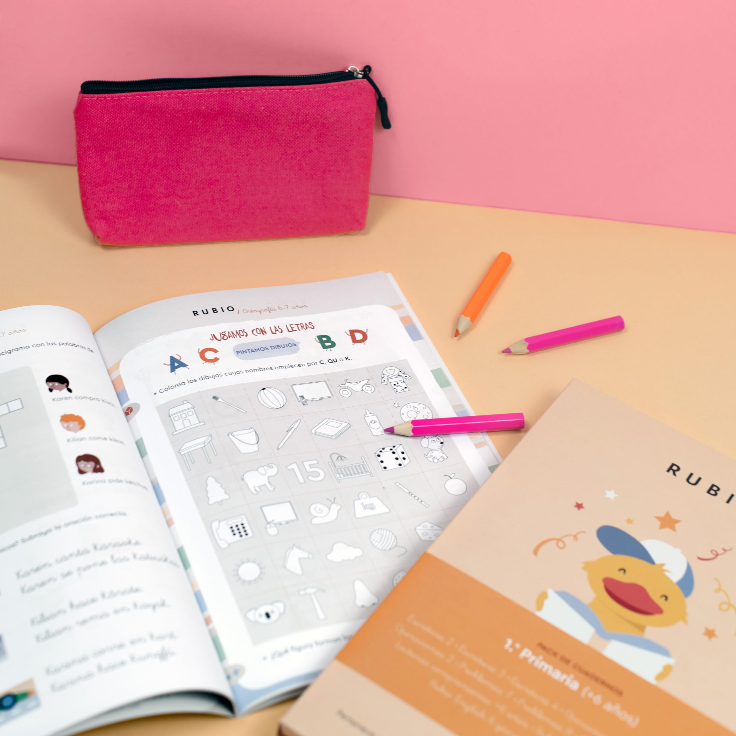 Pack de cuadernos 1.º de Primaria (+6 años)