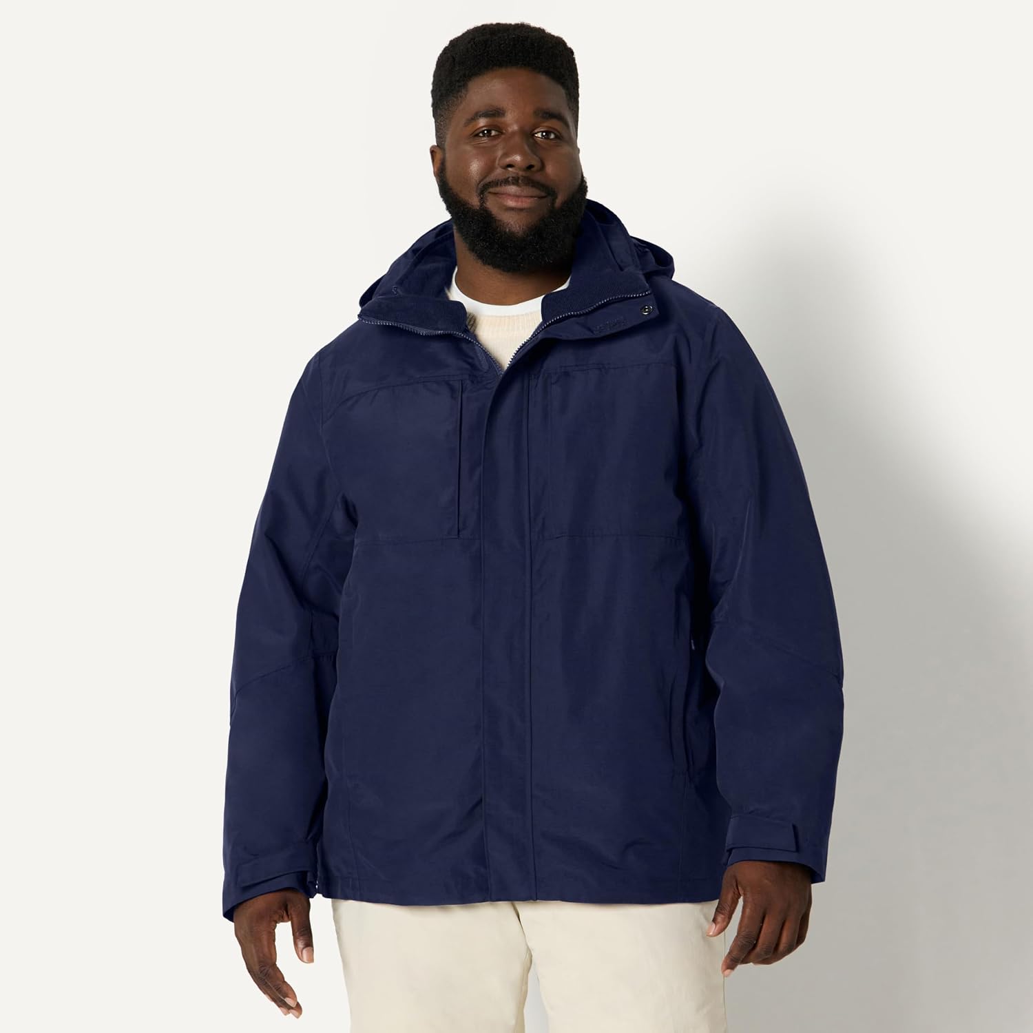 Amazon Essentials Men's Water Resistant 3 in 1 Snow Jacket