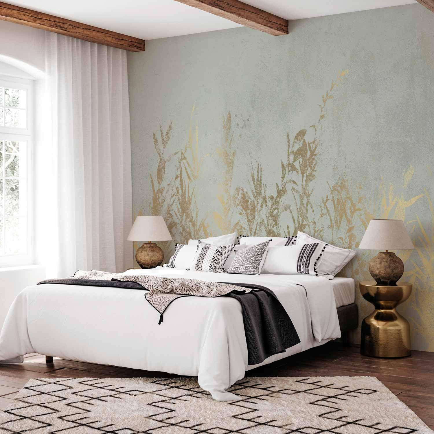 murando - Fototapete Vlies Betonoptik Natur, 400x280 cm, Schlafzimmer | Full HD Druck, 3D-Effekt, lichtbeständige Farben, ideal fürs Wohn- oder Schlafzimmer, schnelle Montage, lichtbeständig, edel