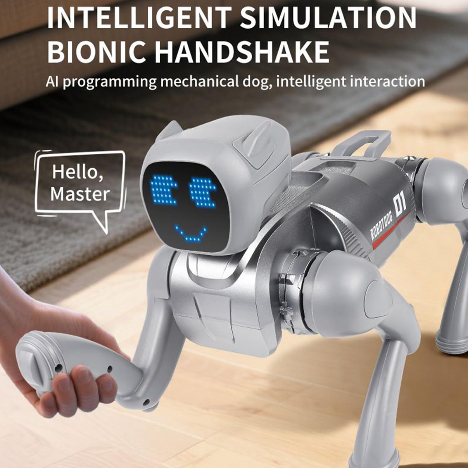 Perros Robot Para Niños Figuras Juguetes Educativas Realistas Con Voz