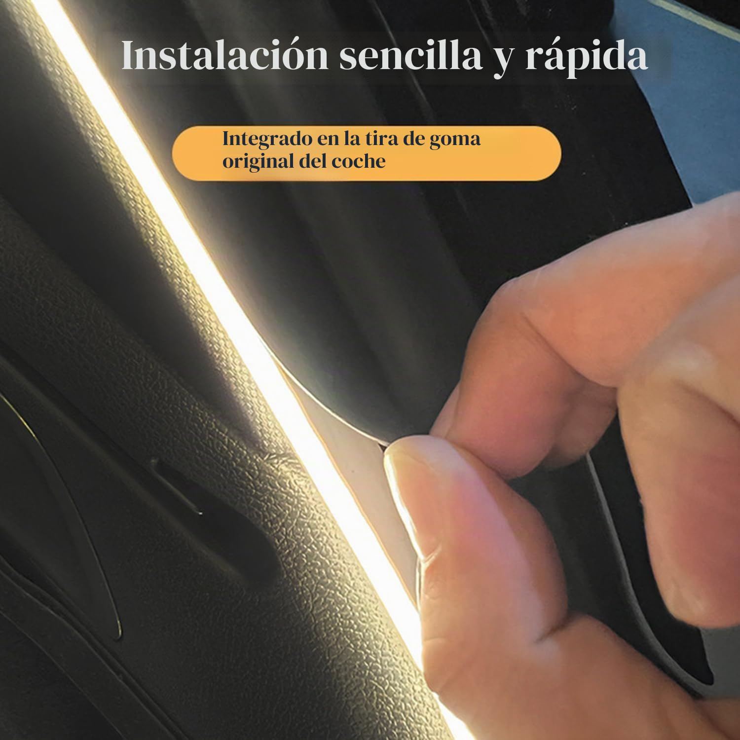 Tira De Luces Led Flexibles Y DináMicas para Maletero De Coche, ActualizacióN 2025, Universal, para IluminacióN Interior O Zona De Carga, con AtmóSfera DináMica. (White,2 Meters)