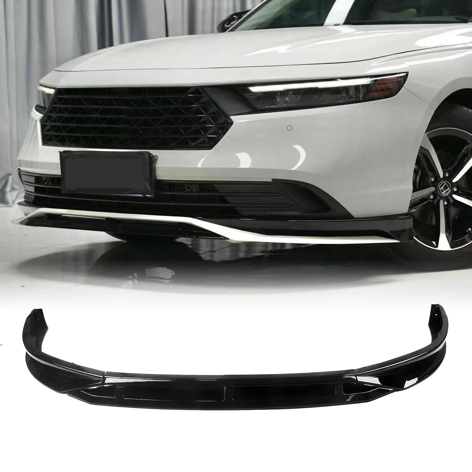 Car Front Bumper Spoiler Lip For Honda Accord 11th 2023-2025 White Black Blue Silver