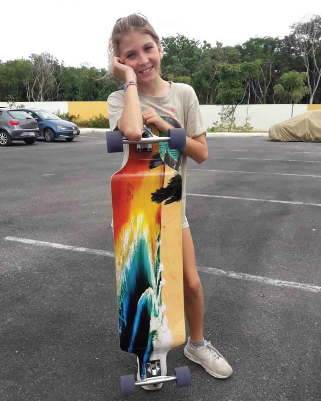 yocaher Profesjonalna deska longboard/deskorolka