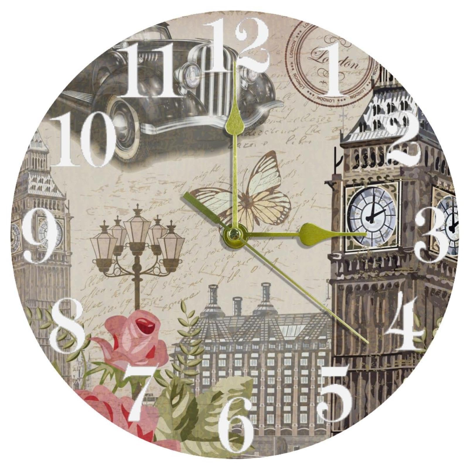 Horloge murale sans tic-tac pour retrouver le sommeil et la concentration