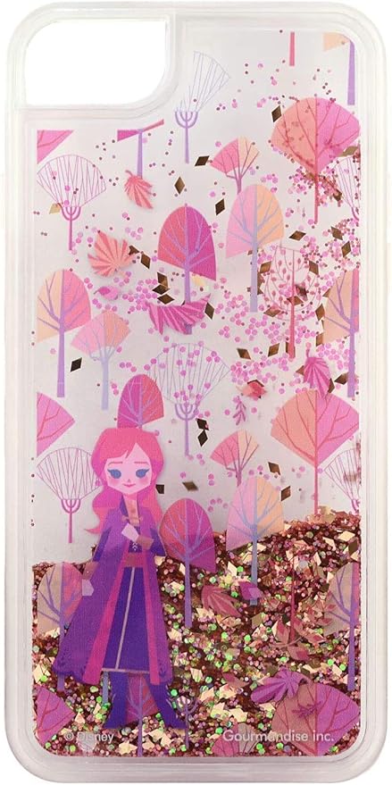 Amazon カラー アナ Iphone8 Iphone7 アナと雪の女王 2 グリッター ハード ケース ハードケース クリア クリアケース キャラクター ディズニー アナユキ アナ雪 エルサ アナ オラフ グッズ かわいい アイフォン Iphons8ケース Iphone7 Iphone 8 7 スマホカバー