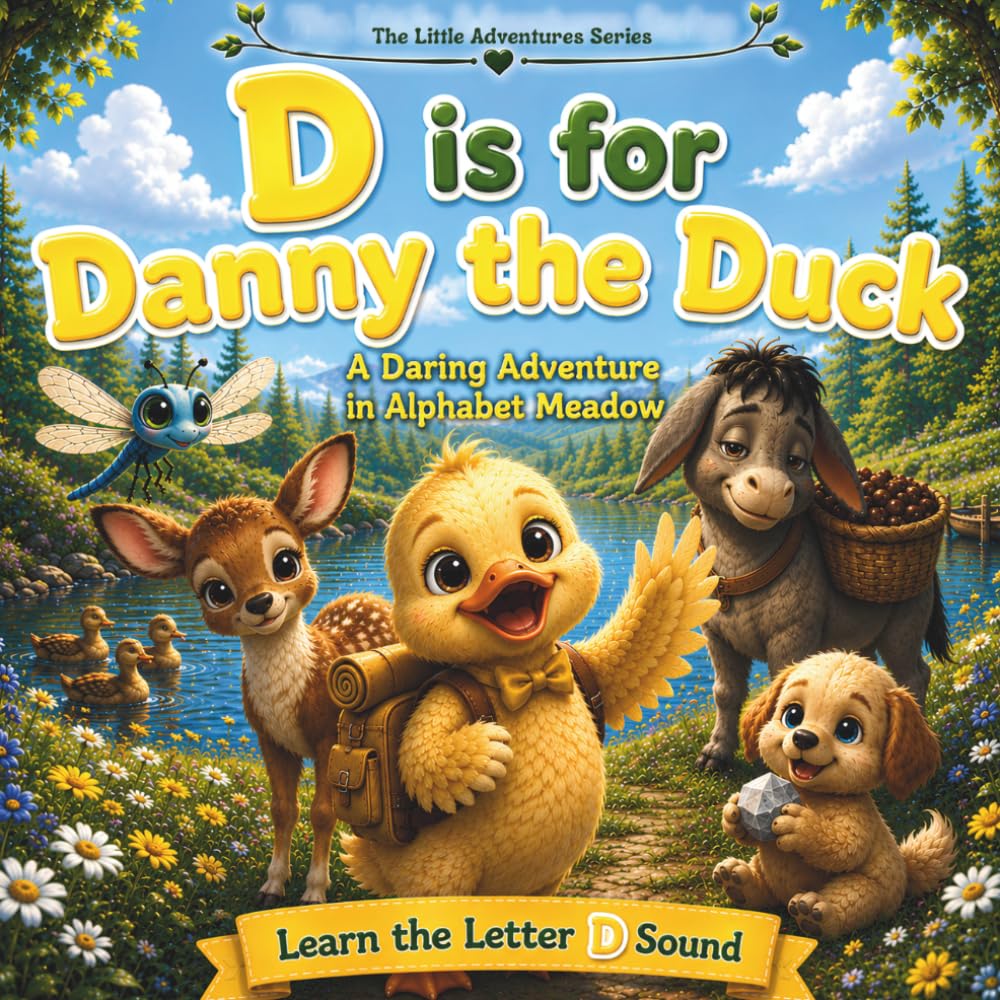 D is for Danny Duck: A Daring Adventure in Alphabet Meadow | Learn the Letter D with a Fun Alphabet Story for Preschool & Kindergarten (The Little Adventures Serie)