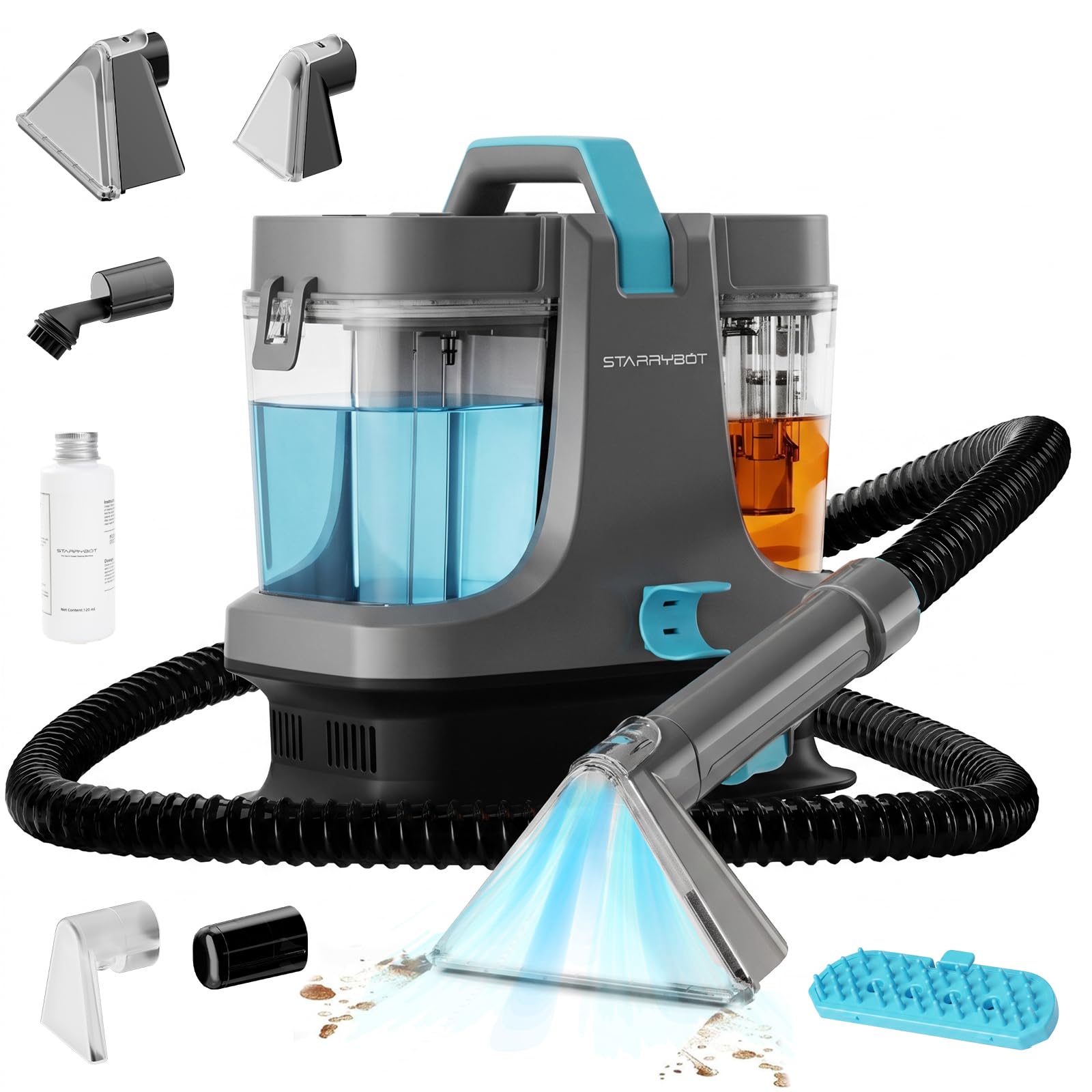 STARRYBOT スチームリンサークリーナー 18000Pa強力吸引 Amazon | 【18KPa超強吸引力×105℃蒸気噴射】STARRYBOT スチーム