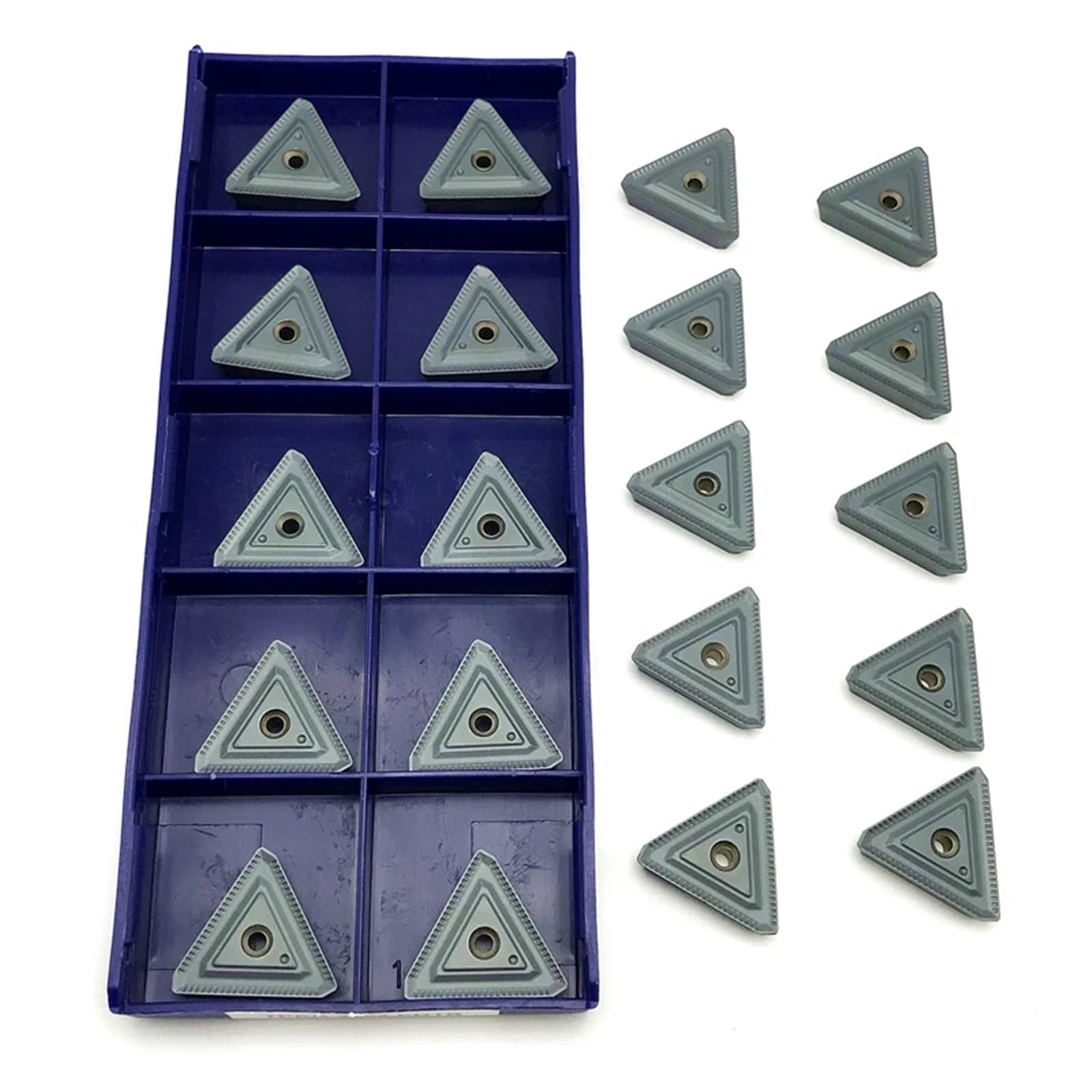 Hartmetalleinsätze PVD-Außendrehwerkzeug Drehmaschine(10PCS TPKN2204)