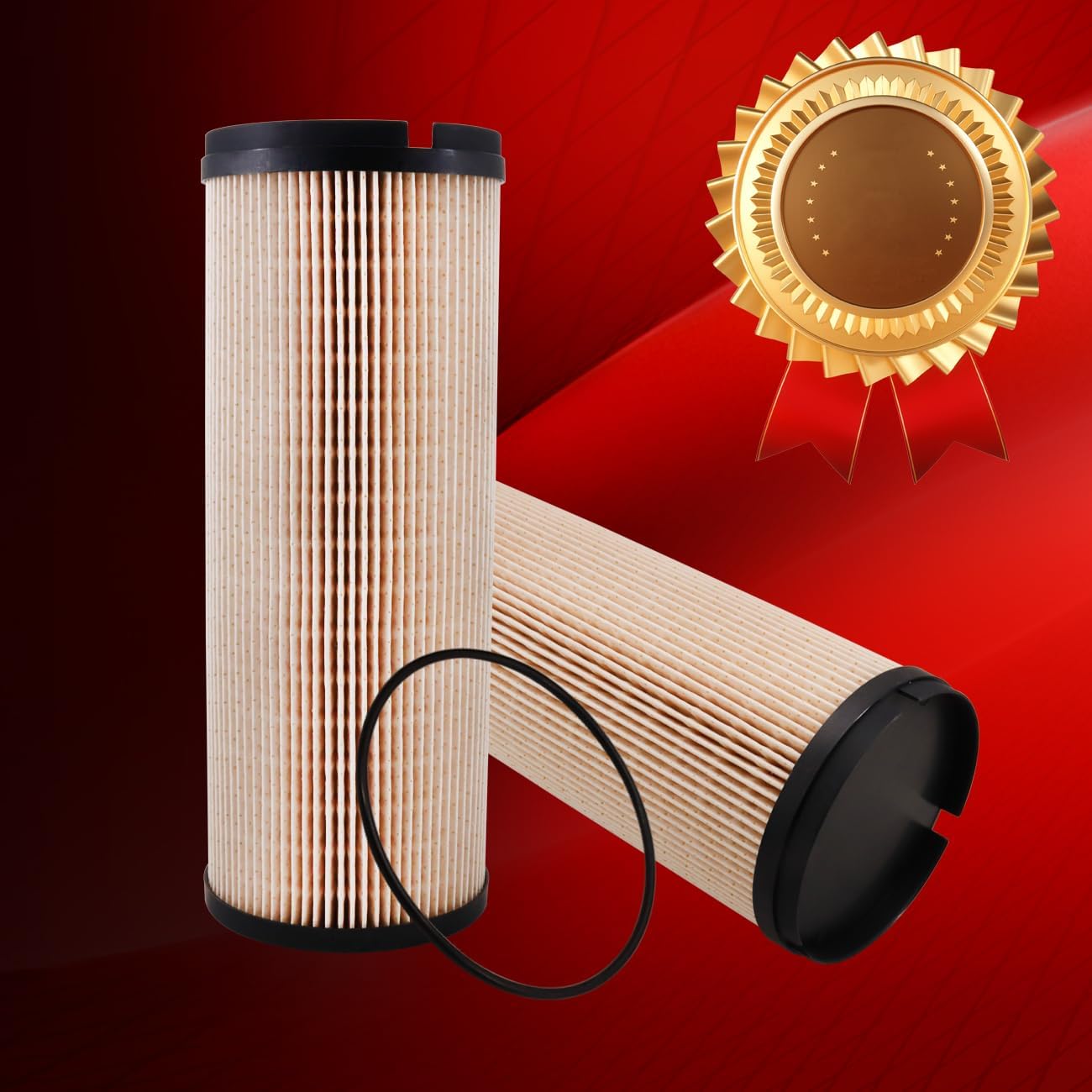 K37-1021 Fuel Filter Replace L5113F PF46236 FS20207 WF10566 R6176XL10 Compatible with 2013-2020 Peterbilt Kenworth Truck ISX-15 ISX-12 Engines