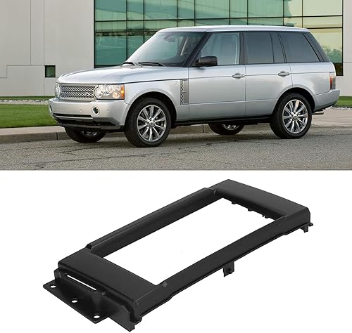 Miniatura 3 de Kit de tablero de instalación doble DIN, Fydun negro ABS 2 DIN audio estéreo Fascia panel de navegación Fascia marco estéreo para coche para Land