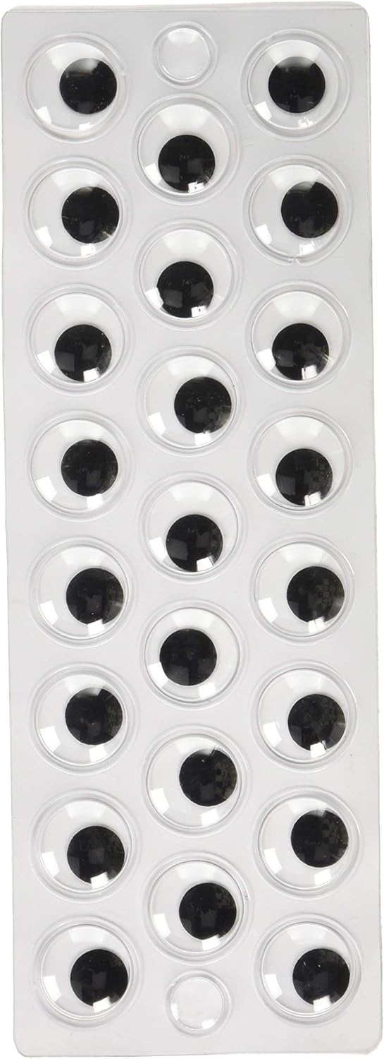 Chenille Kraft Company Peel N Stick Wiggle Eyes ON SHT (Set of 6)