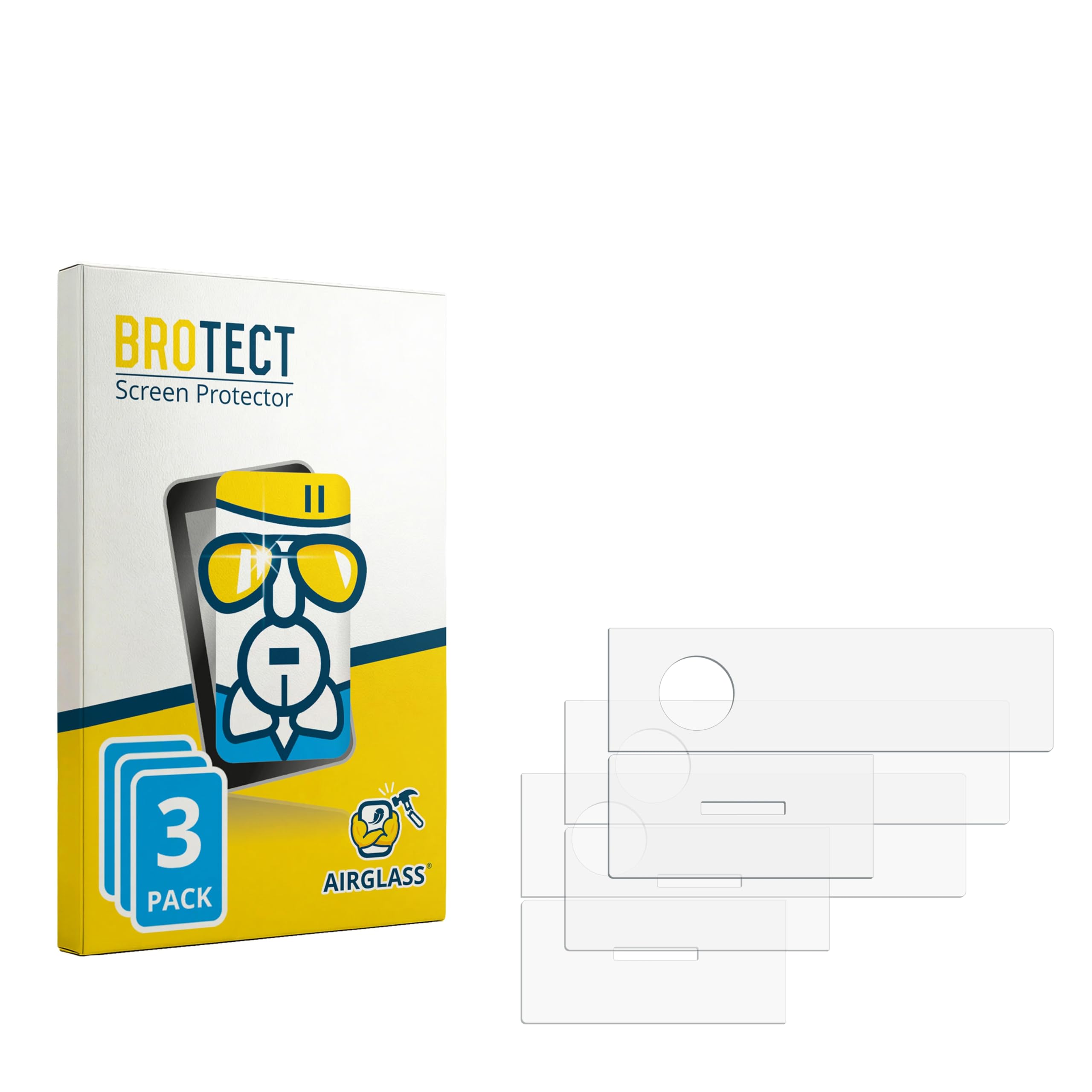 BROTECT Protector Pantalla Cristal para Siemens WG44B2AW0 Touchdisplay Protector Vidrio (3 Unidades) - [Dureza 9H, Anti-Arañazos]