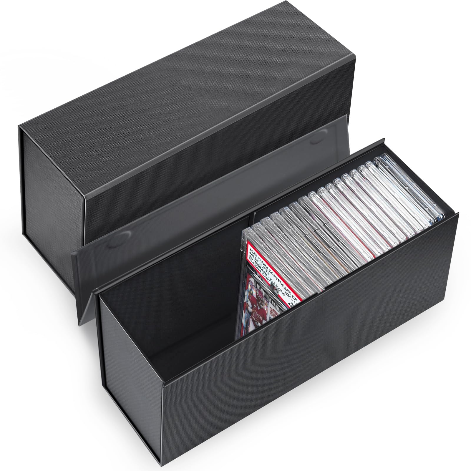 CollectHall Graded Sports Card Storage Box, PSA Storage Box, Trading Card Case, Graded Slab Case Compatible with PSA, BGS, SGC-2 Pack